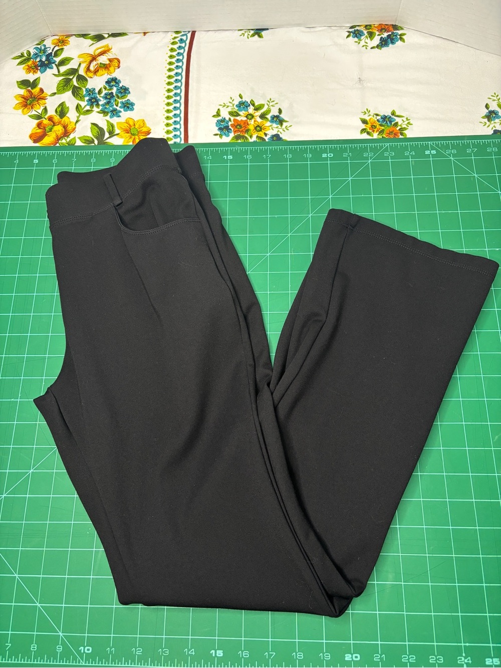 Willit Women’s Black Boot Cut Ponte Pants Office Business Casual Stretchy